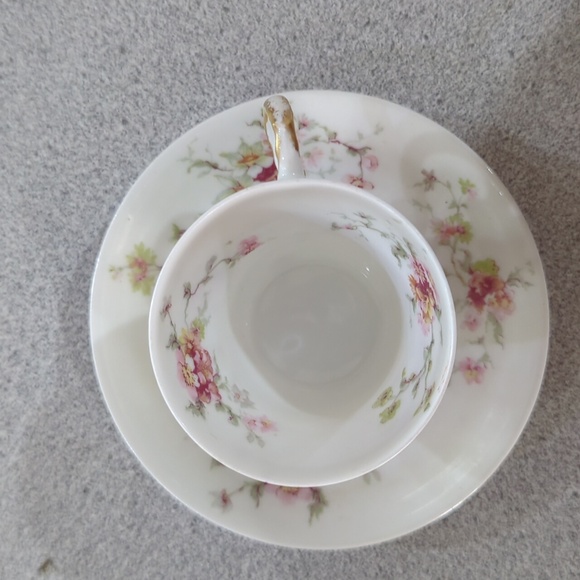 Theodore Havilland Limoges France demitasse cup and saucer floral - Picture 7 of 7
